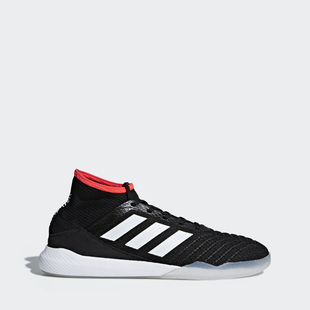 Adidas Predator Tango 18.3 Trainers - ποδοσφαιρικα παπουτσια ανδρικα - Μαυρα/Ασπρα/Κοκκινα,Μέγεθος: